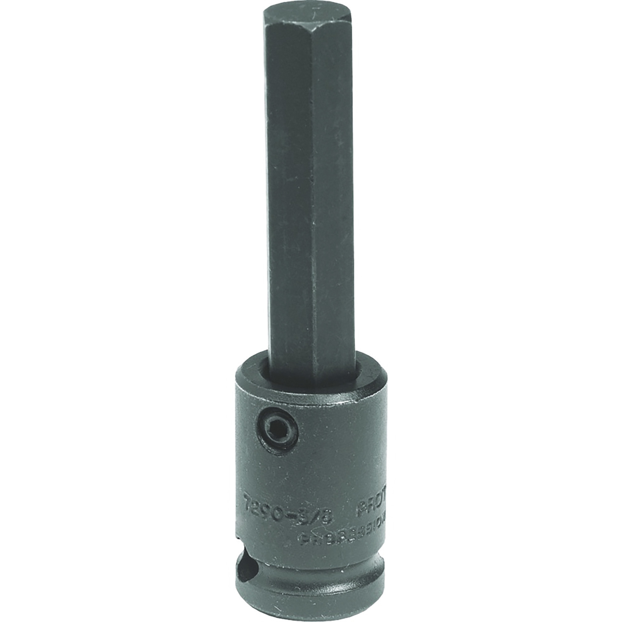 Proto 3/8in. Drive, 7/32in. SAE Hex Bit Impact Socket, Black Oxide, Model# J72907/32